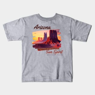 Arizona Sun Spirit Monument Valley Series Kids T-Shirt